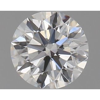 0.5 Carat Round E VVS2 EX GD GIA Natural Diamond