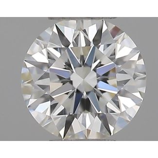 0.40 Carat Round H IF EX GIA Natural Diamond