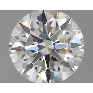 0.42 Carat Round I SI1 EX GIA Natural Diamond