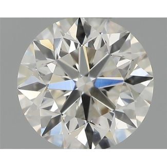 0.50 Carat Round H VS1 VG EX GIA Natural Diamond