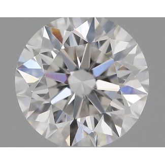 0.6 Carat Round E VVS1 EX GIA Natural Diamond