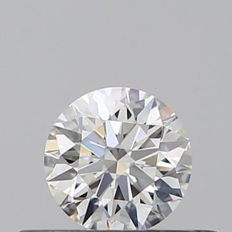 0.31 Carat Round G VVS2 EX GIA Natural Diamond