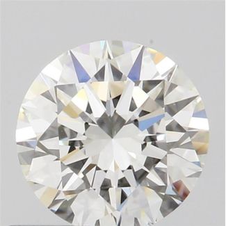 0.50 Carat Round H VVS2 EX GIA Natural Diamond