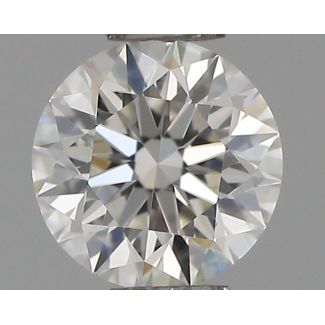 0.32 Carat Round H VVS1 EX IGI Natural Diamond