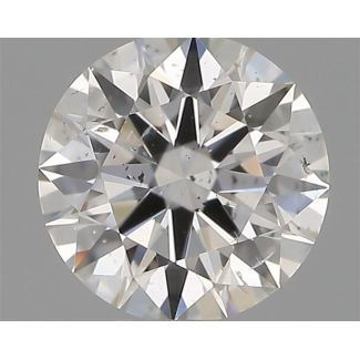 0.32 Carat Round F SI2 EX GIA Natural Diamond