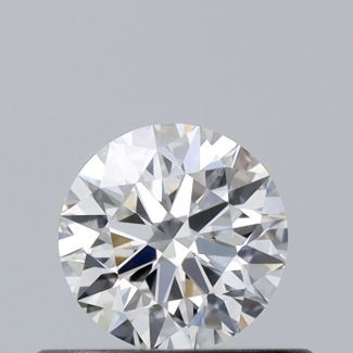 0.37 Carat Round F IF EX GIA Natural Diamond