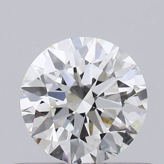 0.5 Carat Round G VVS2 EX VG GIA Natural Diamond