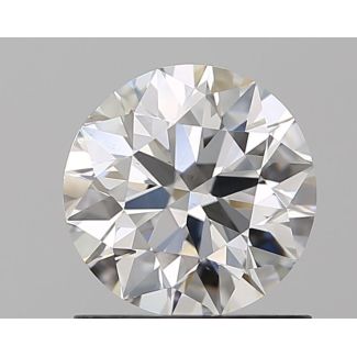 1.0 Carat Round F VS1 EX VG GIA Natural Diamond