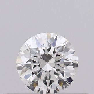 0.23 Carat Round F SI1 EX GIA Natural Diamond