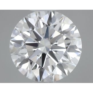 0.46 Carat Round F VS1 EX GIA Natural Diamond