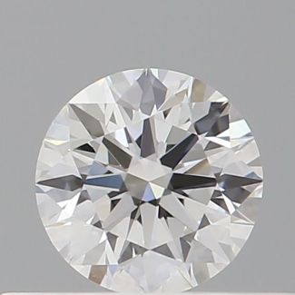 0.36 Carat Round D VVS1 EX GIA Natural Diamond