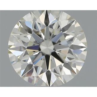 0.44 Carat Round H SI1 EX IGI Natural Diamond