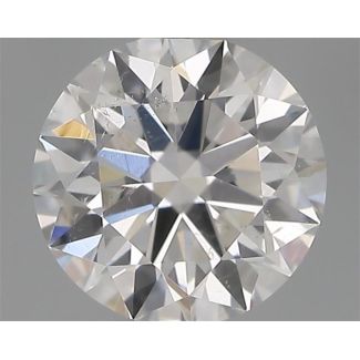 0.33 Carat Round F SI2 EX VG GIA Natural Diamond