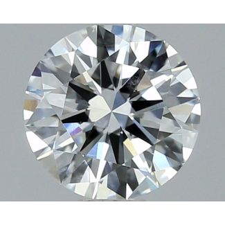 0.7 Carat Round F SI1 EX GIA Natural Diamond