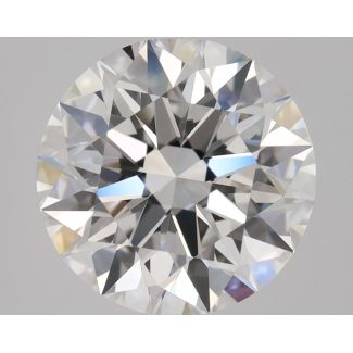 1.8 Carat Round D VVS2 EX GIA Natural Diamond