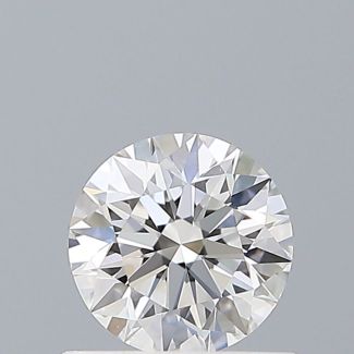 0.53 Carat Round D VVS1 EX GIA Natural Diamond