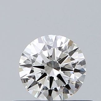 0.35 Carat Round H VVS1 EX GIA Natural Diamond