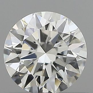 0.41 Carat Round G VVS2 EX GIA Natural Diamond