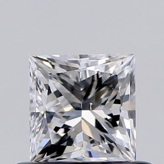 0.51 Carat Princess E SI1 - EX G GIA Natural Diamond