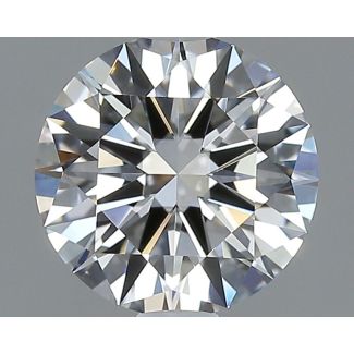 1.34 Carat Round D VVS1 EX GIA Natural Diamond