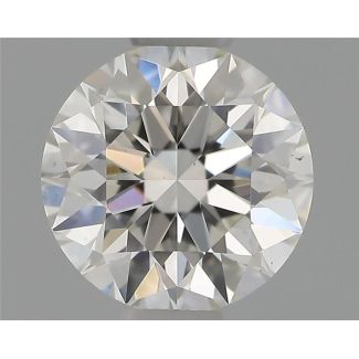 0.55 Carat Round H VS1 EX GIA Natural Diamond