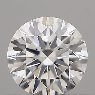 0.33 Carat Round F VVS1 EX GIA Natural Diamond