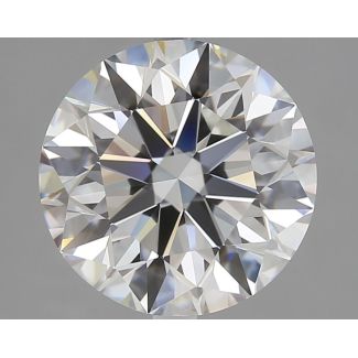 3.07 Carat Round F VS1 EX GIA Natural Diamond