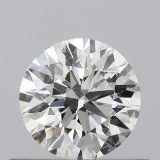 0.5 Carat Round F VS2 EX VG GIA Natural Diamond