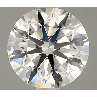 0.73 Carat Round H IF EX IGI Natural Diamond