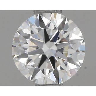 0.6 Carat Round H VS1 EX GIA Natural Diamond