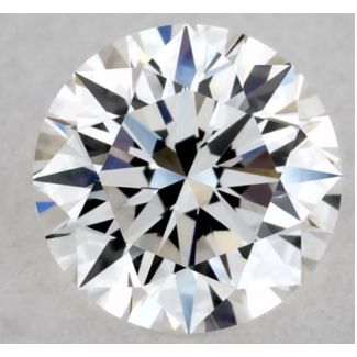 0.35 Carat Round F VVS1 EX VG GIA Natural Diamond