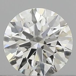 0.30 Carat Round H VVS1 EX IGI Natural Diamond