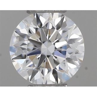 0.24 Carat Round E VVS1 EX GIA Natural Diamond