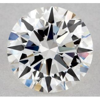 0.34 Carat Round F VVS1 EX GIA Natural Diamond