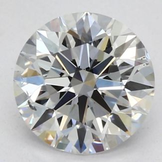 0.70 Carat Round E SI1 EX VG GIA Natural Diamond