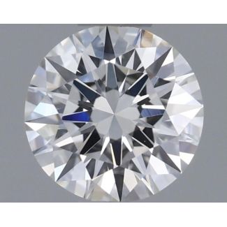 0.45 Carat Round F VVS1 EX GIA Natural Diamond