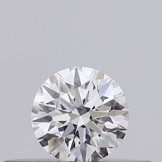 0.18 Carat Round E VS2 EX VG GIA Natural Diamond