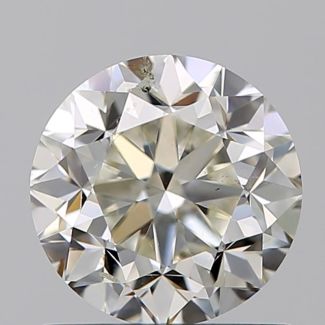 1.00 Carat Round J SI2 F EX VG GIA Natural Diamond