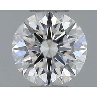 0.44 Carat Round E VS1 EX GIA Natural Diamond