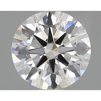 0.51 Carat Round H SI1 EX GIA Natural Diamond