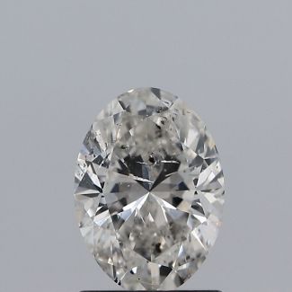 1.00 Carat Oval H SI2 - VG GIA Natural Diamond