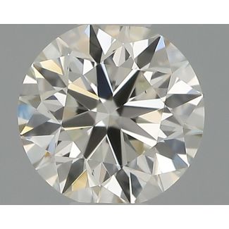 0.31 Carat Round H VS1 EX VG IGI Natural Diamond