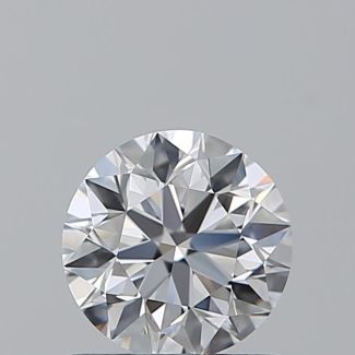 0.7 Carat Round D VVS2 EX GIA Natural Diamond