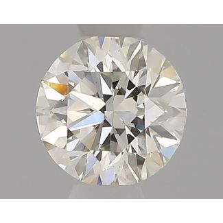 0.33 Carat Round H VS1 EX IGI Natural Diamond