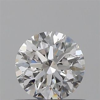 0.50 Carat Round E VS2 EX GIA Natural Diamond