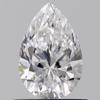 0.60 Carat Pear D VS1 - VG GIA Natural Diamond