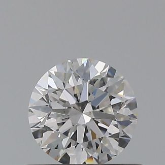 0.46 Carat Round F VS1 EX GIA Natural Diamond