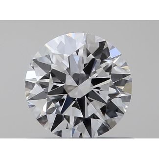 0.5 Carat Round E VVS2 EX GIA Natural Diamond