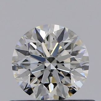 0.45 Carat Round H VS1 EX GIA Natural Diamond