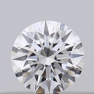 0.16 Carat Round D VVS1 EX GIA Natural Diamond